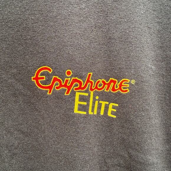 Vintage 2003 Gibson Epiphone Elite Guitar Second to None Black Shirt Men's XL - Picture 5 of 6